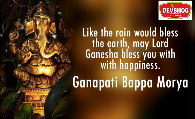 DEVBHOGFOODS's tweet photo. DEVBHOG - THE TRUST OF PURITY
                        Wishing you a Happy Vinayak Chaturthi. May the grace of God keep enlightening your lives and bless you always. https://t.co/YHWSDs7cYf