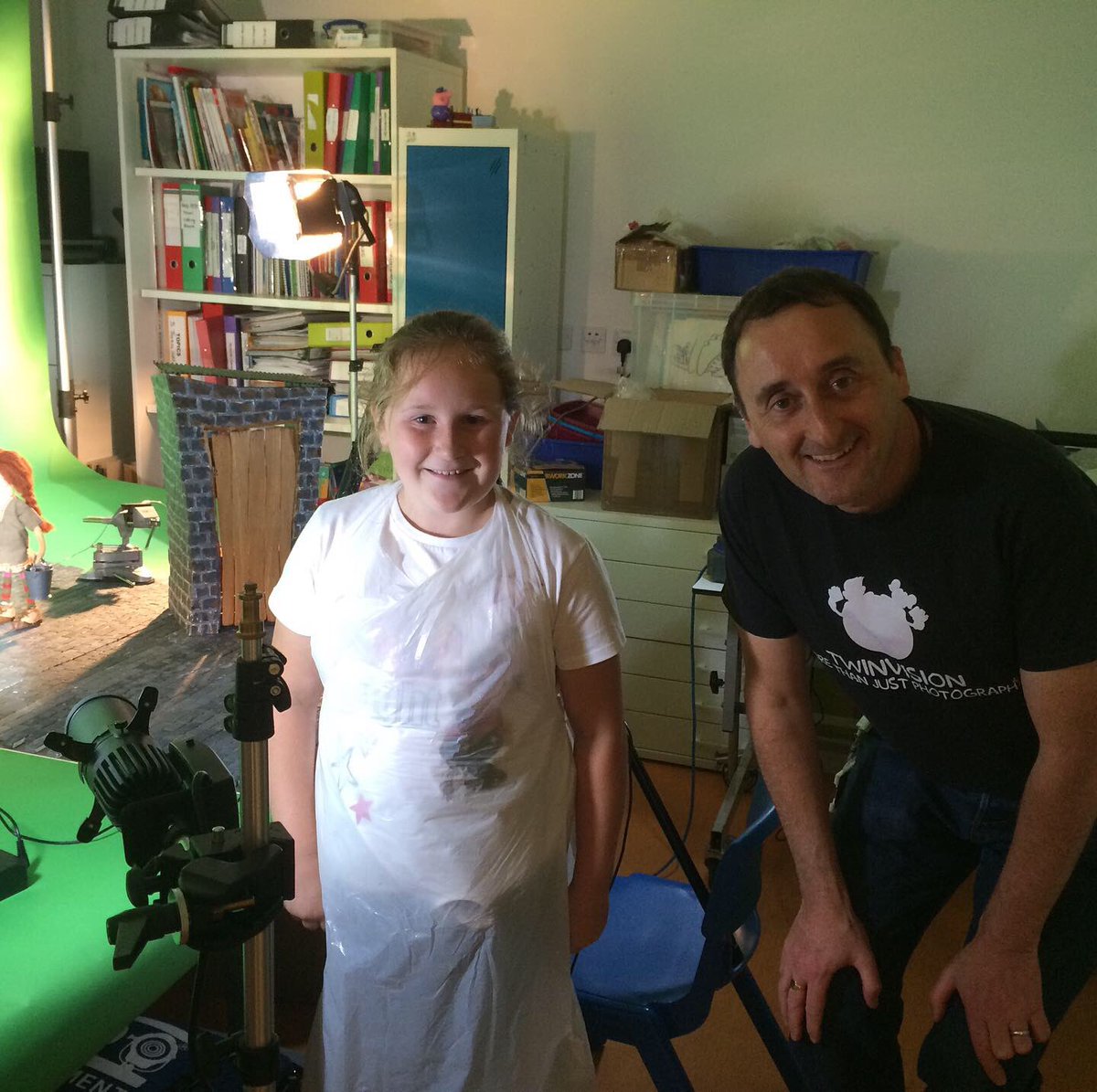 twinvision's tweet photo. Our#brilliant #talented #animators @alderhey on #set learning about all aspects of #filming #techniques #stopframe #animation #lighting #shotsizes #camera #action funded by @HeritageFundUK @HeritageFundNW https://t.co/j4cr2zmY1R