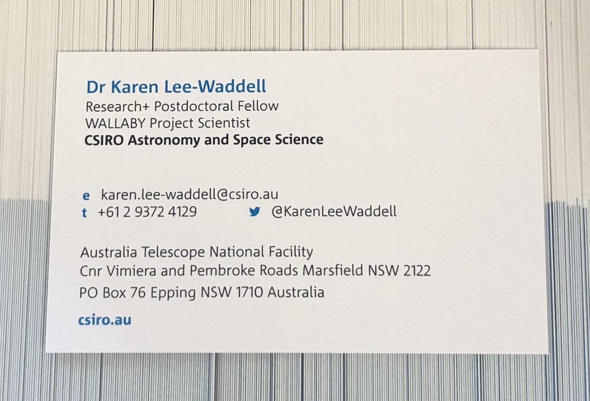 New business cards just came in! @WALLABYsurvey #ProjectScientist