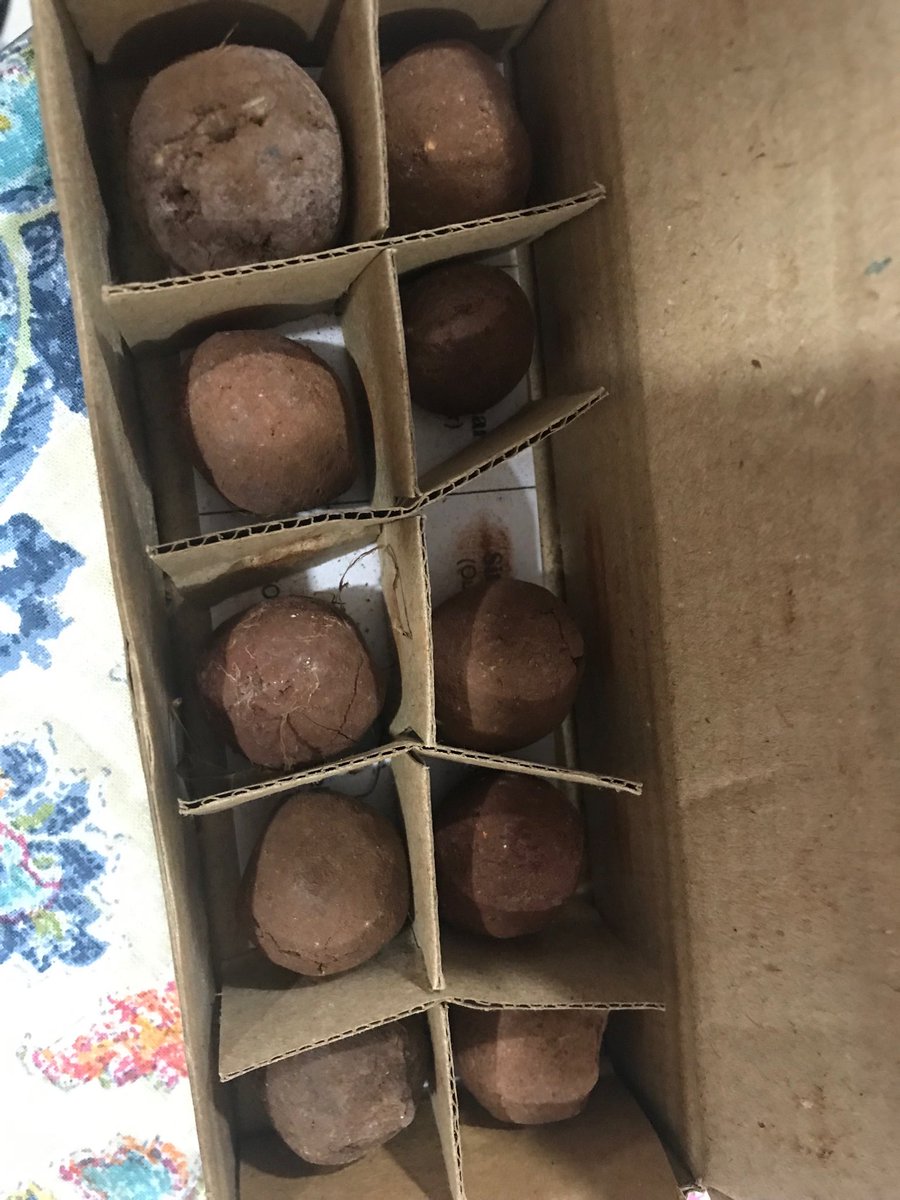 _saps99's tweet photo. In a very pleasant surprise today while I refueled at #HP petrol ⛽️ they handed me this #TreeBox . They nicely explained it’s free but please plant them . These 10 balls have 10 outdoor plants. #Hope #GreenIndia https://t.co/6vudUOxIqr