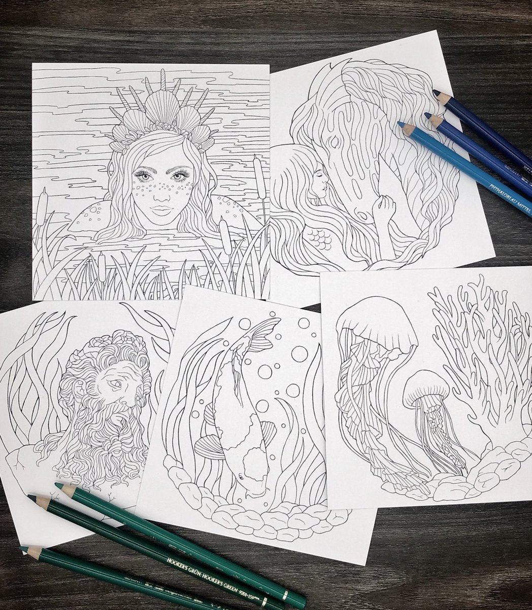 ConjuringEllen's tweet photo. ✨Last day/hours to get this Early Bird Special Offer✨

With the purchase of #AzureDepths a mermaid colouring book you get this set of 5 colour your own postcards for free

👉 https://t.co/APteNbcrZs

Over 30% funded on the Kickstarter already 🥰

RTs appreciated
#coloringbook https://t.co/v0wZh6Jf7V