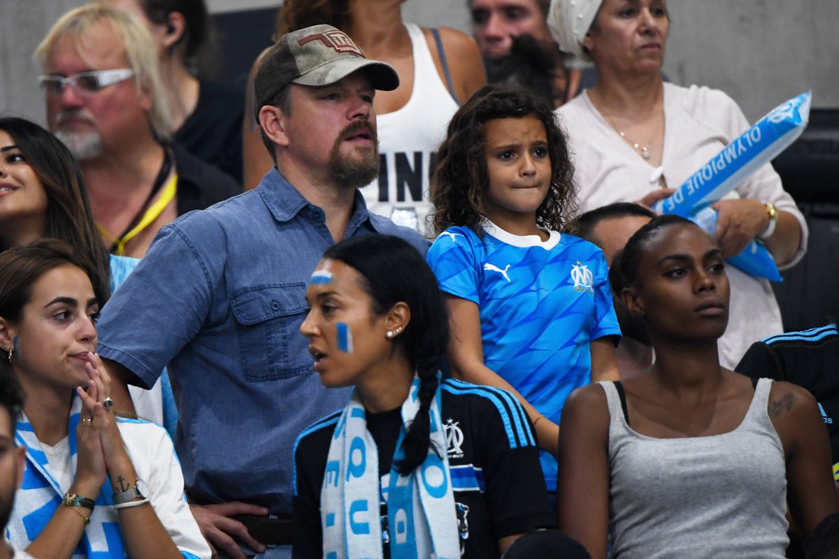 Matt Damon OM Stade Vélodrome ASSE