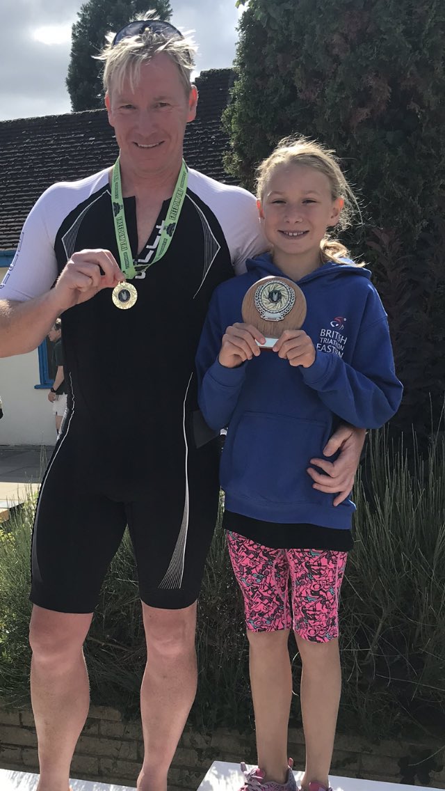 ironkidbilliej's tweet photo. @Yiannis_83 1st TS2 girl and #chicked the boys for me at @DuckNDash Aquathlon and even my dad got on the podium and got 2nd in Super Vets ๐คฃ๐คฃ he didnโt even know he is that old ๐คฃ๐คฃ https://t.co/ABH5KwxjIq