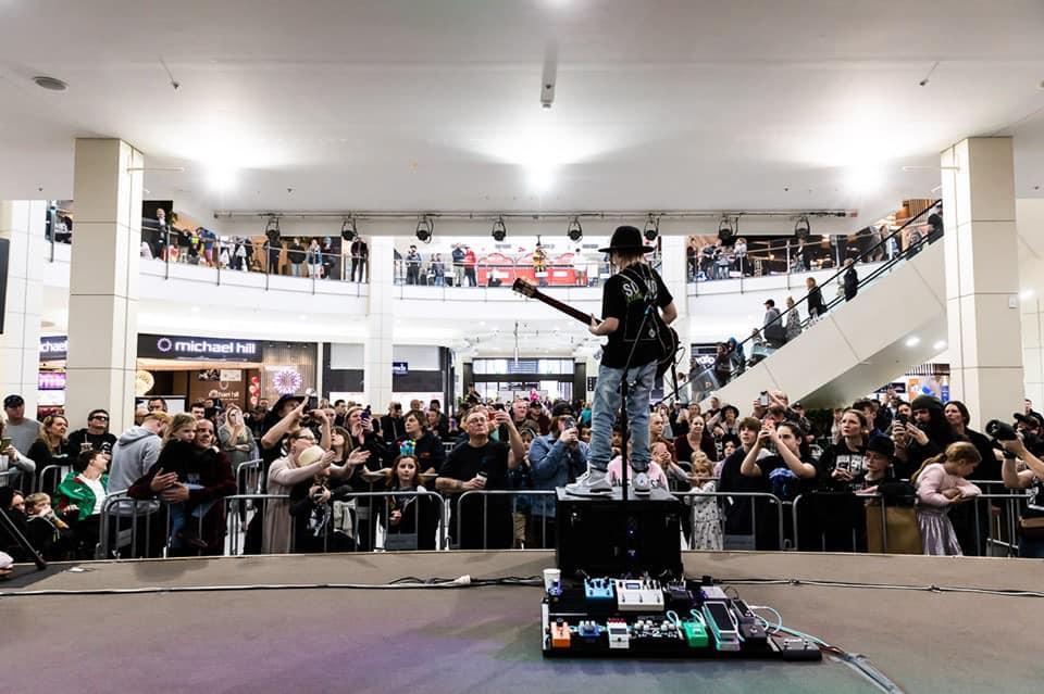 JandsPtyLtd's tweet photo. @tajfarrant rocked Westfield Tuggerah over the weekend, flying the flag for a new generation of guitarists! Taj is proudly supported by @shure.
#shure #tajfarrant #aussiekid #guitar #rockandroll https://t.co/WabhjwS0A4