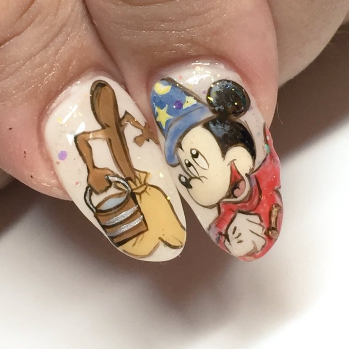 ディズニーネイルのtwitterイラスト検索結果