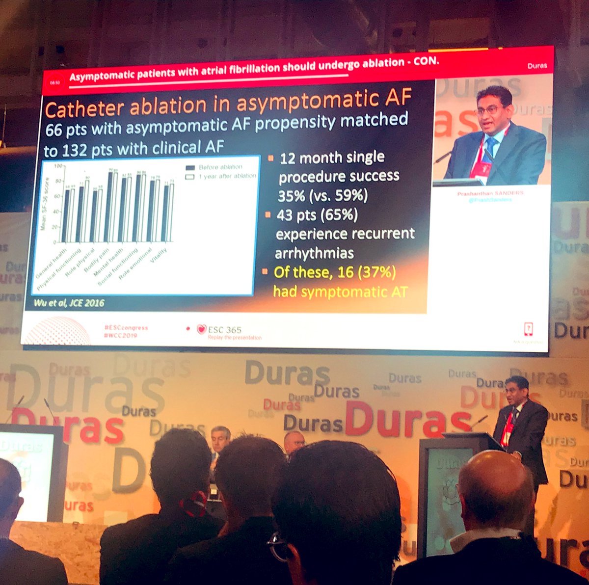 Without patient selection, #catheterablation of AF can give  your asymptomatic patient symptoms 🙈 0 x 2 = 0 @PrashSanders #ifitaintbroke