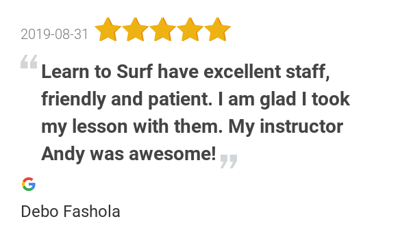 learntosurfla's tweet photo. New 5.0-star Review: "I have wanted to try surfing for the past two years. I finally got the courage to do it... https://t.co/6AgQQ52Vd3