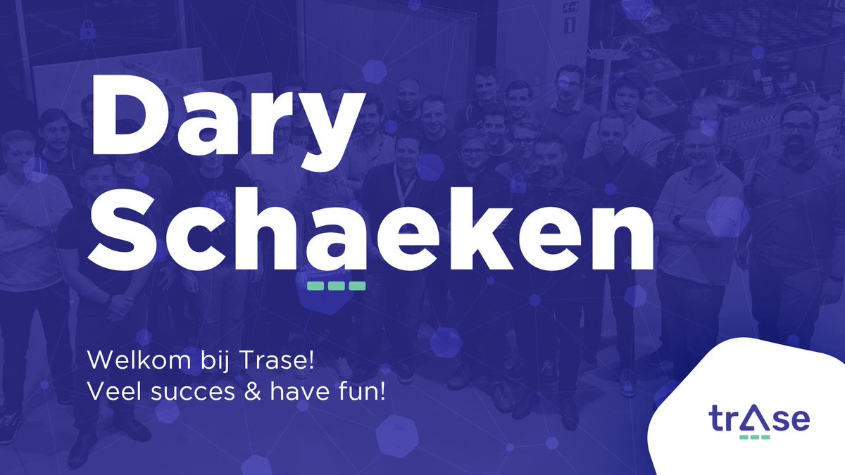 trasebe's tweet photo. Dary liet zich van zijn beste kant zien tijdens zijn stage. Een gepassioneerd IT'er zoals hem konden we niet laten schieten! Welkom in het team, Dary! 🙌 https://t.co/VIhBpg9DVm