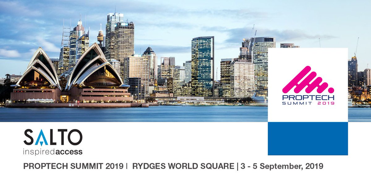 SaltoSystems's tweet image. Our team will be exhibiting at the Proptech Summit 2019 in Sydney this week, and can&apos;t wait to discuss the industry&apos;s exciting changes with you! #PropTechSummit

#AccessControl #Technology #SmartLock #Security #BIM