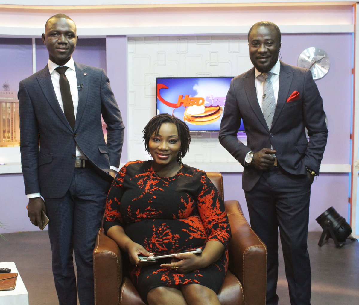 ASContentgh's tweet photo. Happy Monday and welcome to "Head Start" with @kokui_selormey, @SmoothestDiego and @Muftawu_Nabila Live on Kwesé TV.

QOTD: Have you ever been asked to pay a company to place you in a job? How much were you asked to pay? Share with us using the hashtag #KweseHeadStart https://t.co/Q5Rvhgzm13
