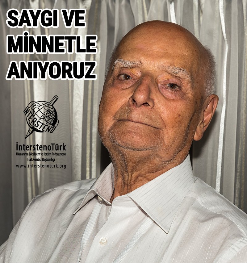 F Klavyenin Mucidi, Intersteno Onursal Başkanımız ve her şeyimizi borçlu olduğumuz büyük hocamızı, vefatının 3. yılında saygı, minnet ve rahmetle anıyoruz.
#ihsanyener #fklavye