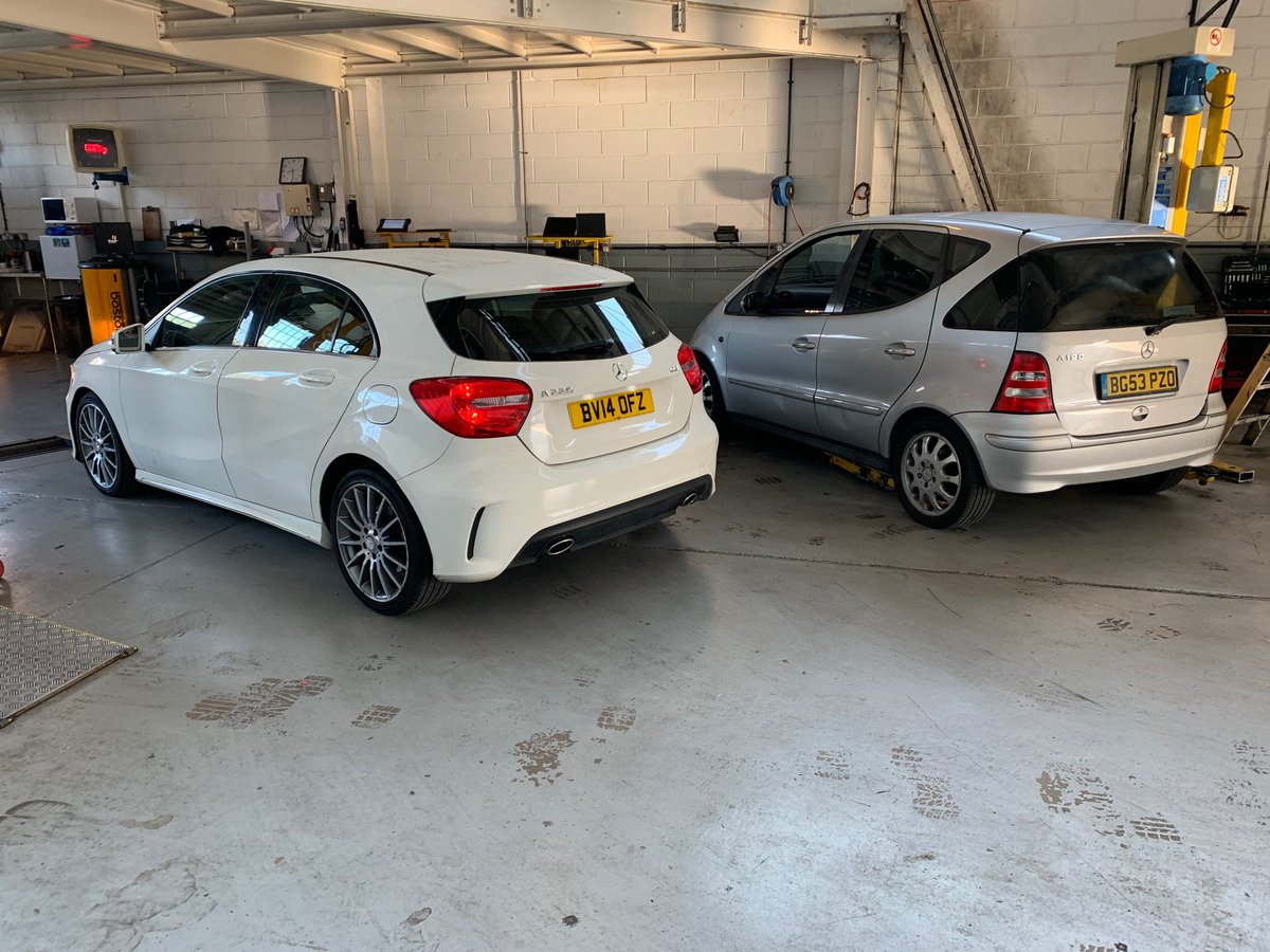 This 168 A class has just come in for a gearbox problem . Back in the day it was our bread &amp; butter . Look how the A class Mercedes has evolved over the years . Even change in fashion colours . Silver being the most common in that era .