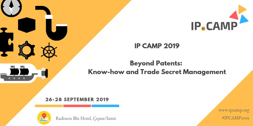 Türkiye’nin ilk ve tek Fikri Mülkiyet-Lisanslama odaklı eğitim kampı #IPCAMP 6. kez 26-28 Eylül'19 tarihlerinde Çeşme’de gerçekleştirilecektir. IP CAMP 2019'u destekleyenler arasında yer aldığımız için mutluluk duyuyoruz. 

➡ Program ve Kayıt için: ipcamp.org