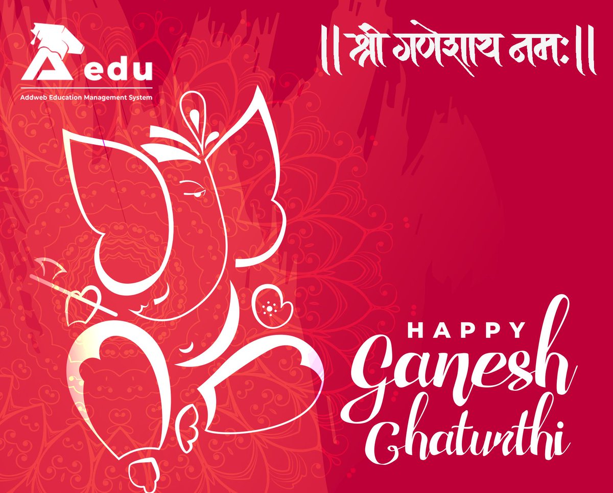 AeduSystem's tweet image. Lord is arriving with the solutions.
Have following footsteps of lord Ganesha we always come up with
liable solutions, This Ganesh Chaturthi let all your queries be solved to
the core by having been associated with #AddWeb
#GaneshChaturthi #JayGanesh  #letstalksolution