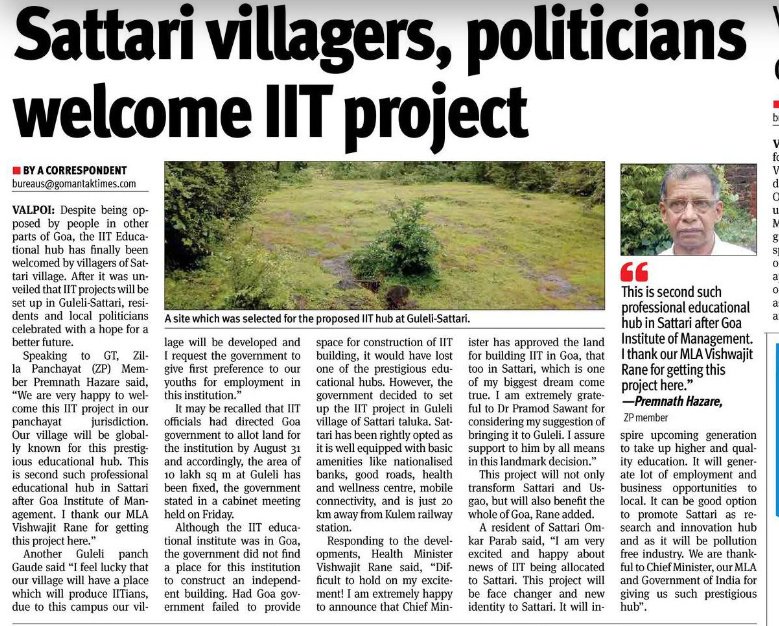 Akib6604's tweet photo. #IITinGoa Second prestigious professional educational hub in Sattari after #GoainstituteofManagement.
@aqeeeeb @visrane @paragkhadilkar @KhadilkarVivek @MakarandVeling1 @kknarvekar @gaureshsawant12 @hazarepritesh https://t.co/Qxwj7Fq9Np