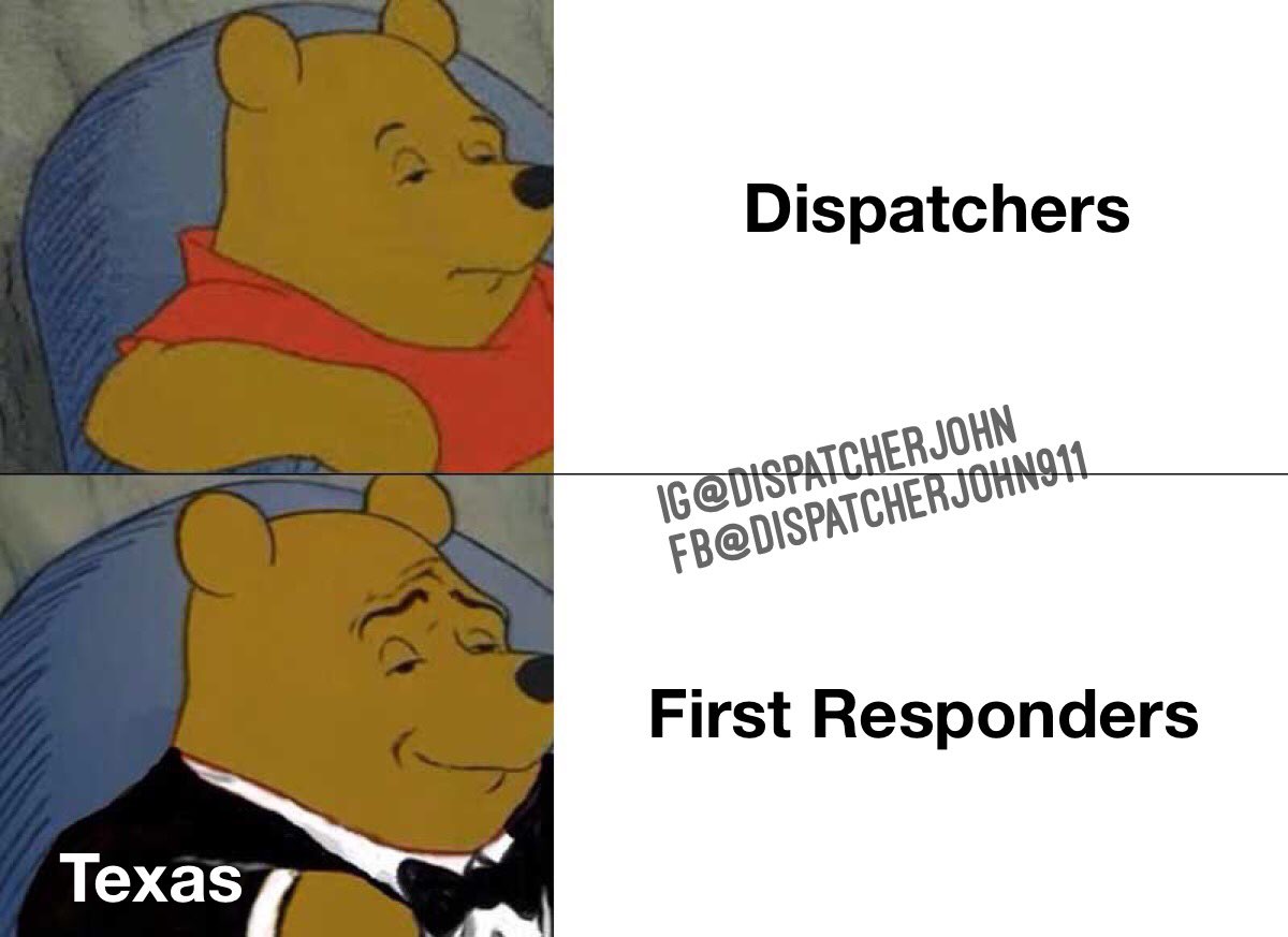 DispatcherJohn's tweet image. Congratulations Texas!!#dispatchhumor #dispatcherlife #911dispatcherproblems #911dispatcher #iam911 #overtime #police #fire #ems #thingoldline #thinblueline #thinredline #911dispatcherlife #texas