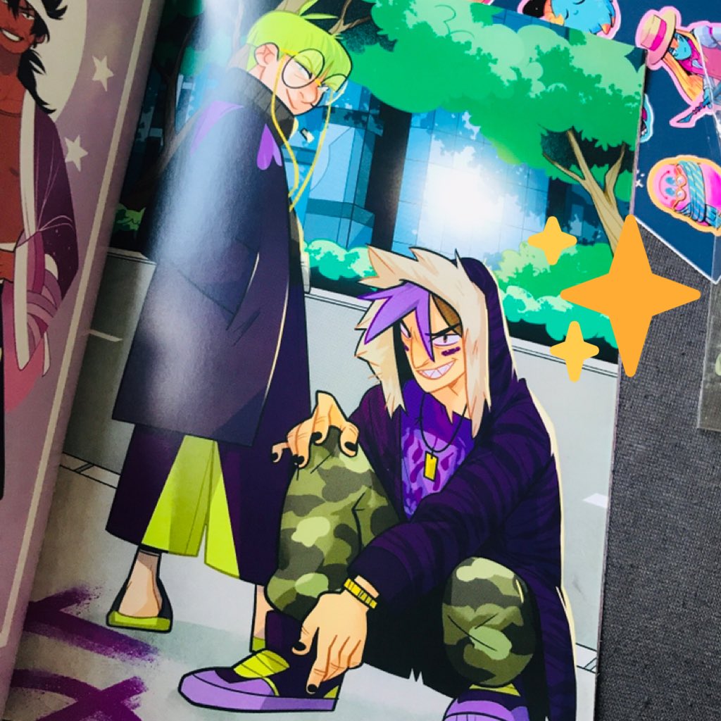 littledozerbaby's tweet photo. received my @dm_zine this weekend!!! it turned out so good, I’m so glad to be part of it along w/ so many amazing artists 🙏✨ #yugioh #rexraptor #weevilunderwood https://t.co/VBICOLYGNo