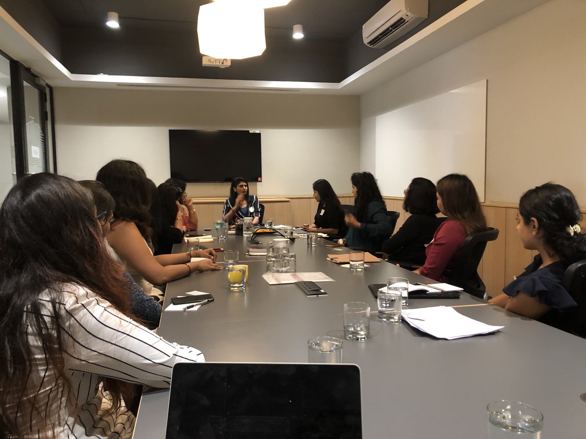 AccelIndia's tweet image. We had an awesome #StartupRoundtable last week with Women Leaders @atredd @RadhikaAnanth. 

We discussed issues around building a business, finding mentors, creating a culture of ethical behaviour and integrity and leading a diverse team, etc.