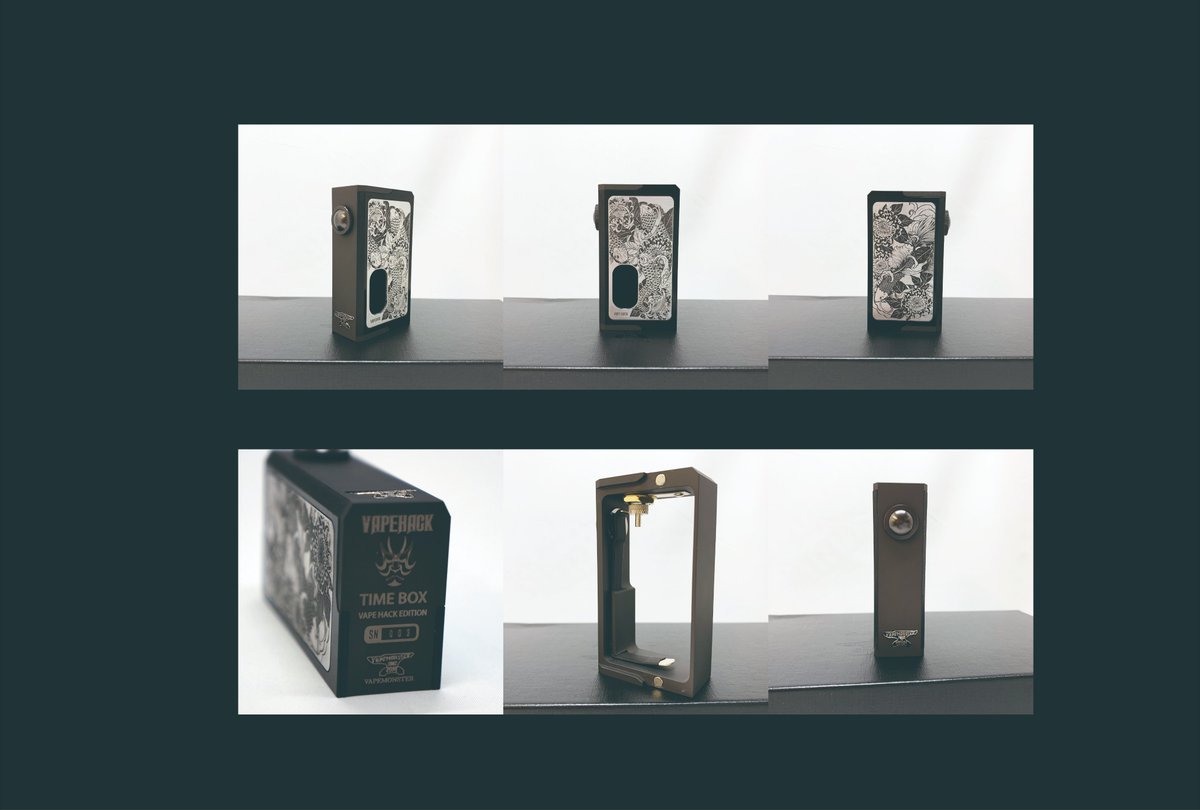 Hack__Japan's tweet photo. VAPE MONSTER TIMEBOX　
VAPEHACK Edition
30個限定
ラスト12個が入荷しました。(9/2 16:50現在)
シリアル000番も今回入っています。
他もほぼ一桁ですね。 https://t.co/vnTWA77A7A