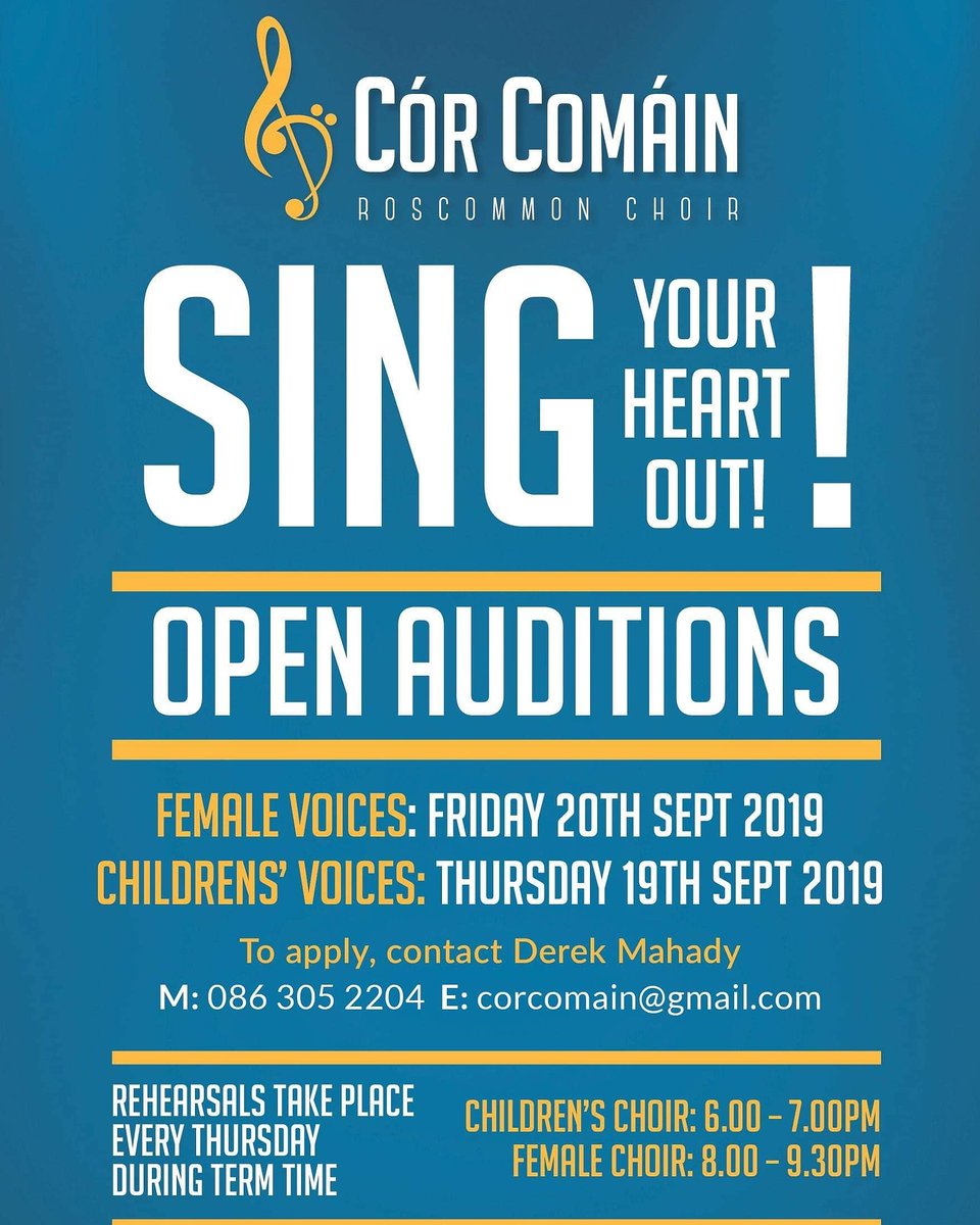 Cór Comáin (@roscommonchoir) on Twitter photo 
