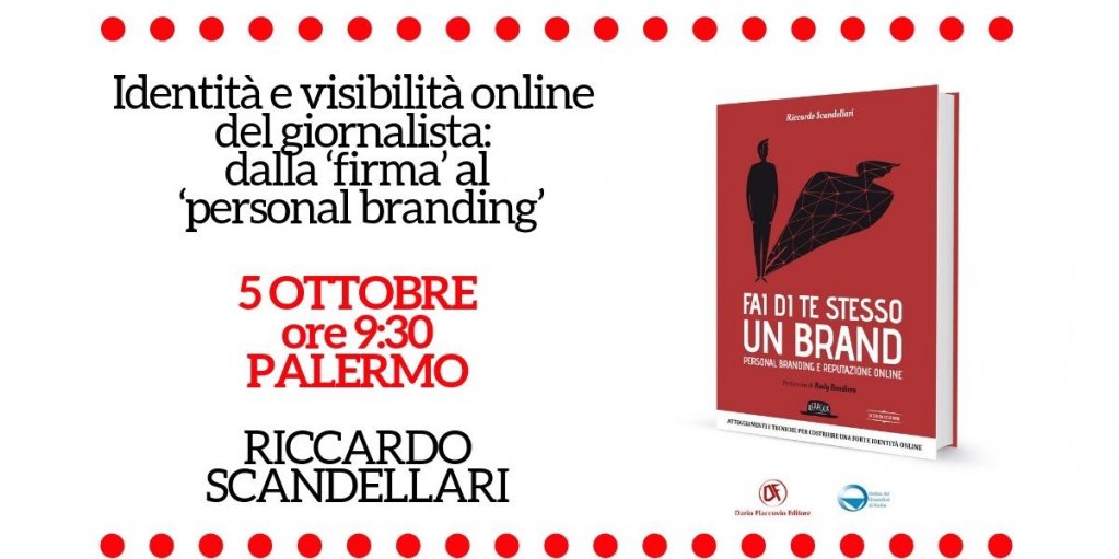 DarioFlaccovio's tweet photo. Si rientra a pieno ritmo per lavorare sodo e coltivare al meglio il proprio #PersonalBranding online!
Scopri come fare il 5 ottobre con il mitico @skande  al Punto Flaccovio. 
📌 Appuntamento dalle 9.30/13.30. Non mancare!
 https://t.co/aLp77mE9M6 https://t.co/fi7yV0sGXc