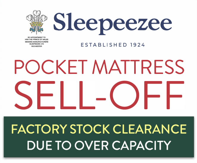 DesignerBedCo's tweet photo. For a limited time only, we are working with @Sleepeezee to help them clear stock. That's great news for us &amp; our customers!

OFFERS END SUNDAY 15TH SEPTEMBER OR WHILE STOCKS LAST!

#sleepeezee #mattressclearance #designerbedco https://t.co/CupwvPbXyd