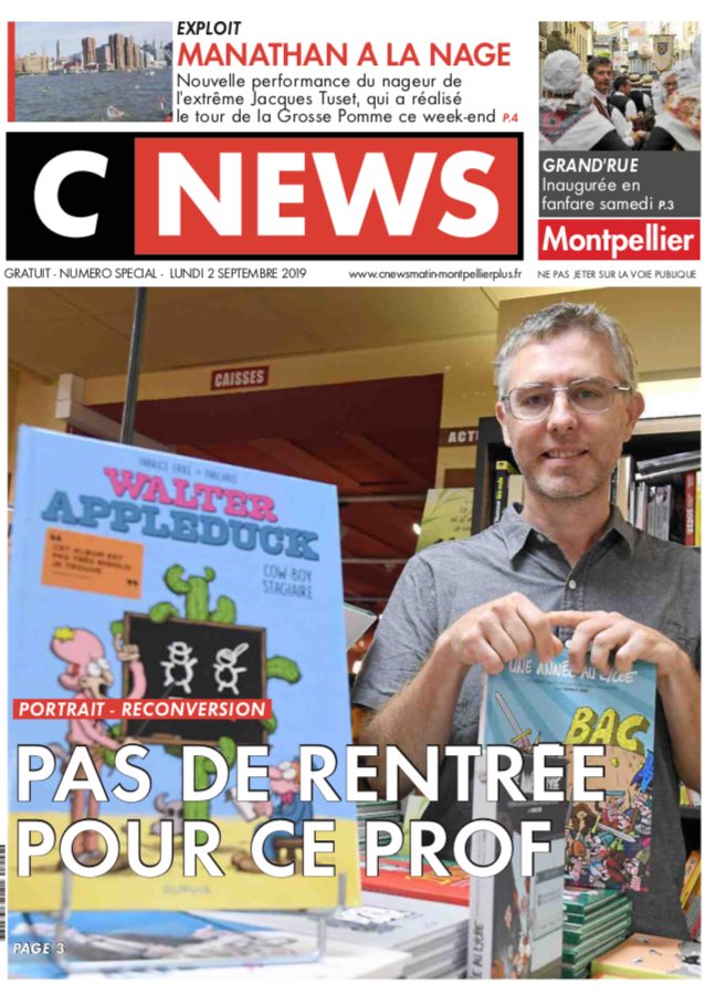 SHoebrechts's tweet photo. Quel exploit du nageur de l’extrême montpelliérain @jacquestuset qui a réalisé ce week-end le tour de #Manathan (47km...) en 7h19 ! 🤪😳🧐 C’est à lire ce matin dans #CNews #Montpellier 👉 https://t.co/qWusVu8RU4 https://t.co/tmC3UQkNMh