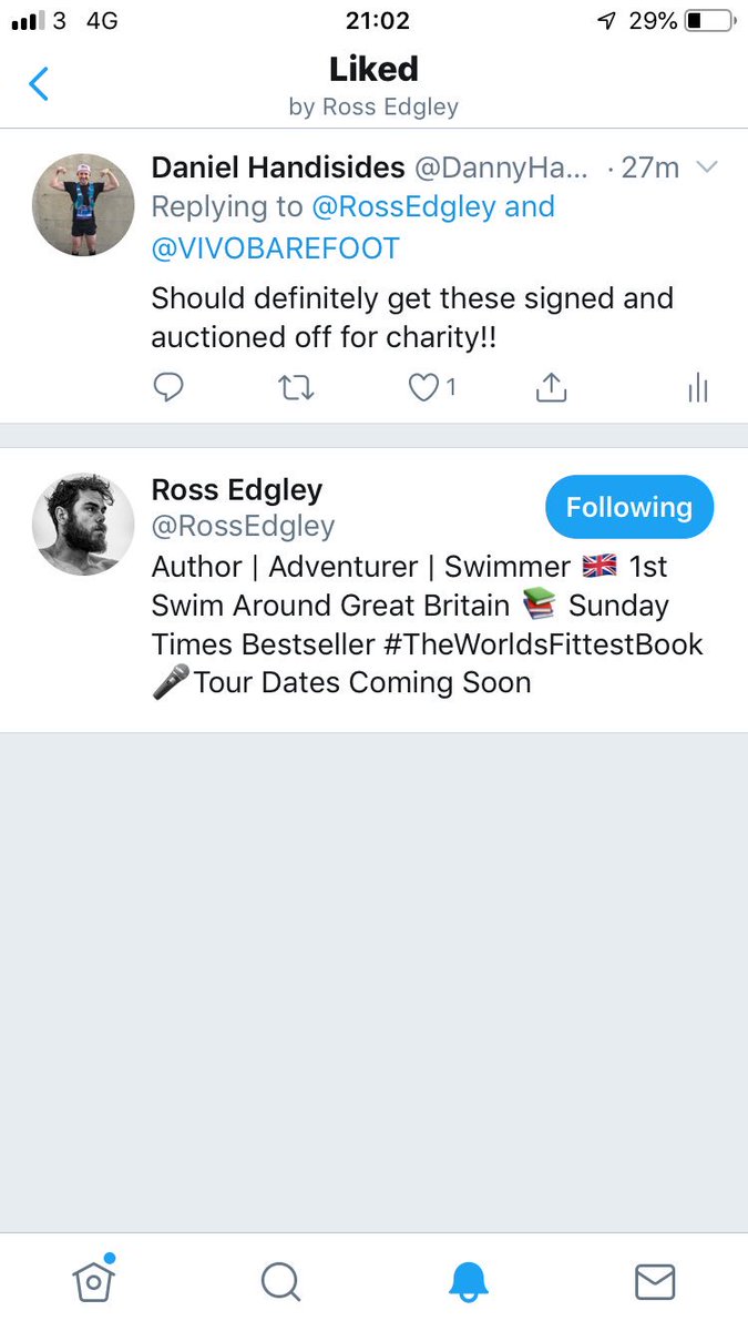 DannyHandisides's tweet image. When your hero likes your reply! 💪🥳 @RossEdgley got far too excited by this!