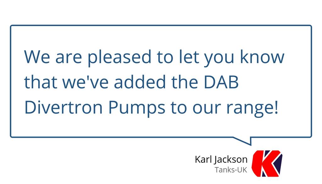 Tanks_UK's tweet photo. ***DIVERTRON 230v Submersible Pumps from DAB*** https://t.co/2xmSuDyyec #DAB #Waterpumps #News #Tank #StainlessSteel https://t.co/bCpcSeQOgE