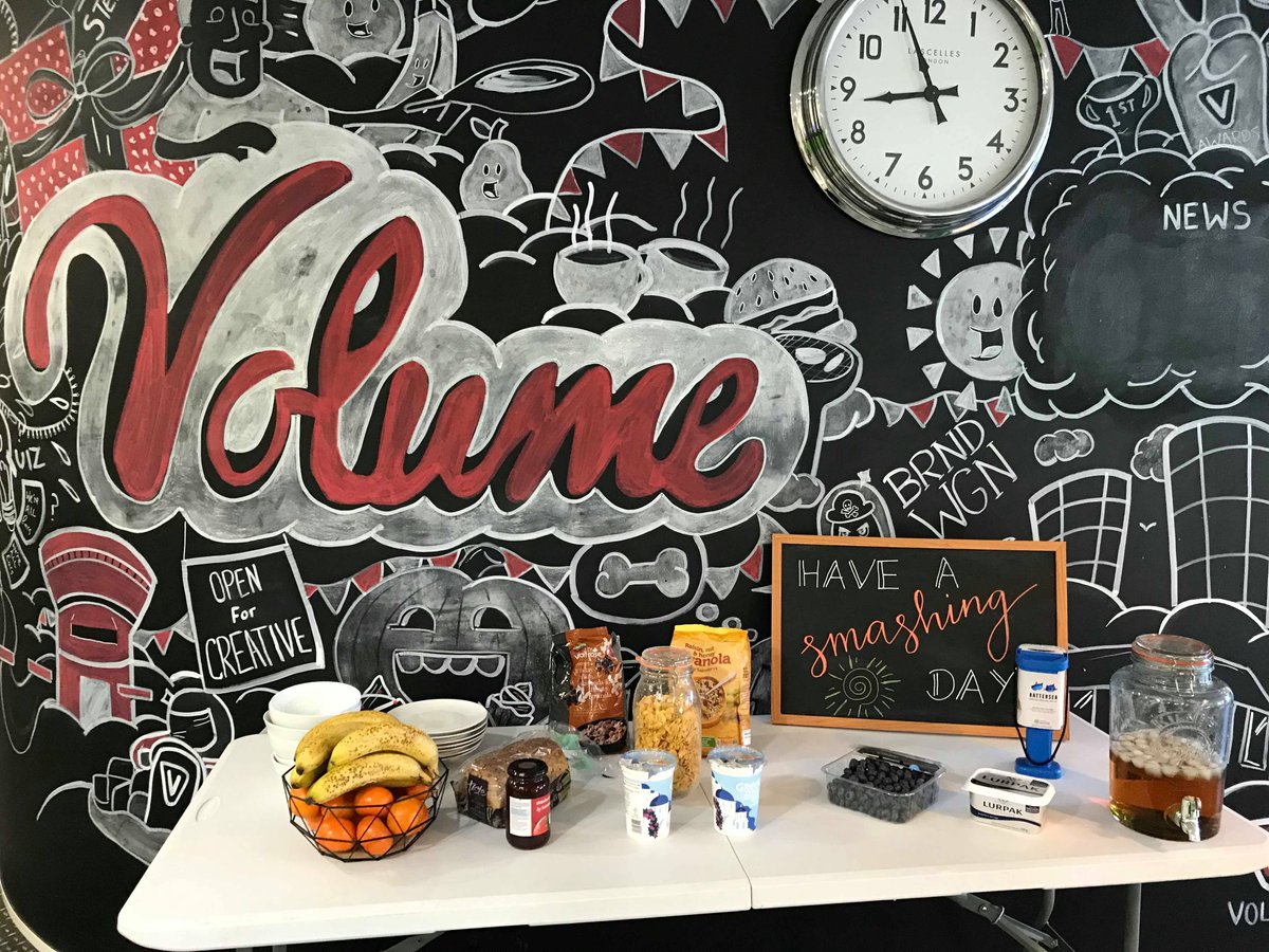 VolumeLtd's tweet photo. We're kicking the day off the right way with a nutritious breakfast!🥳🌞#MondayMotivation #BreakfastClub #LifeAtVolume https://t.co/b4zbrHMOSN