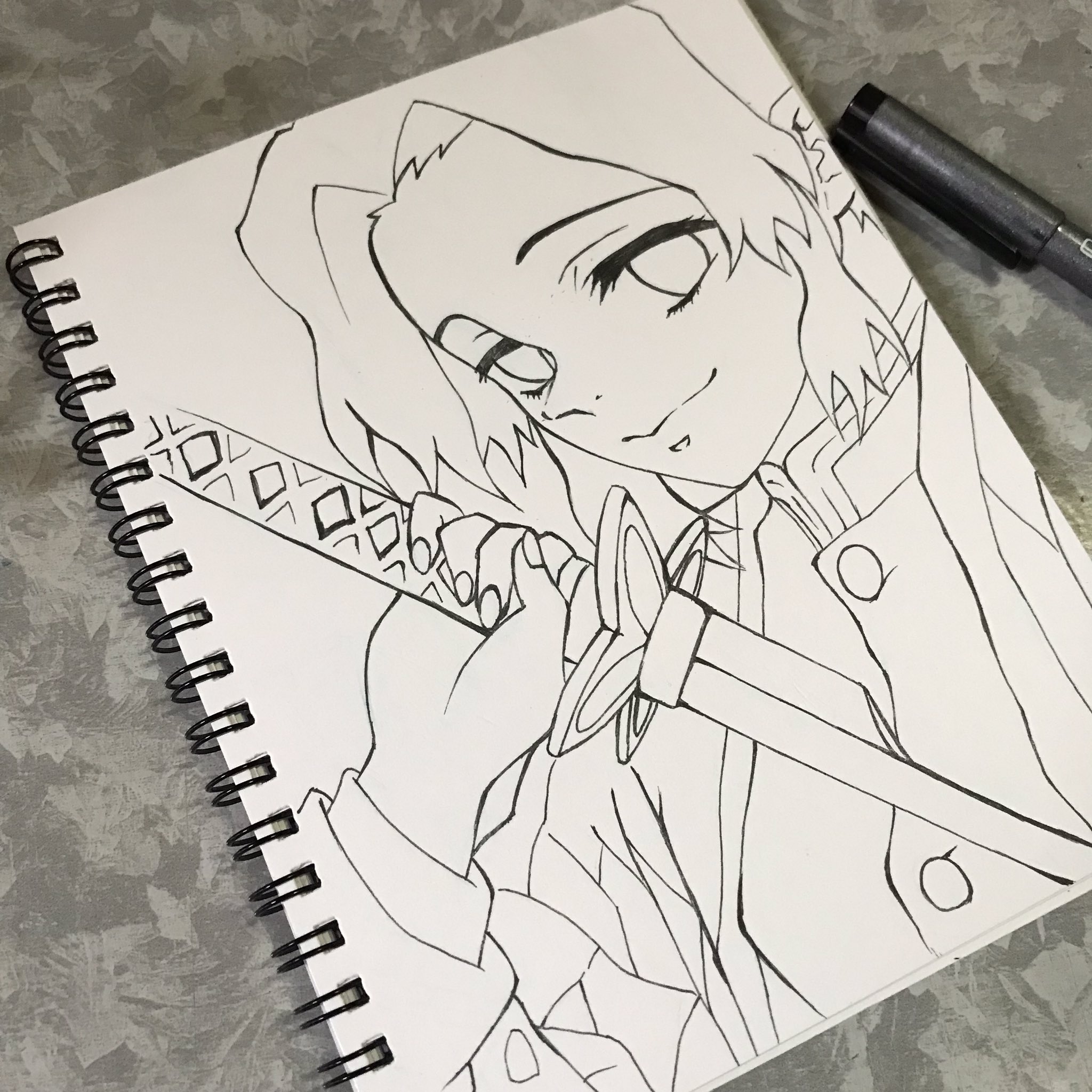 Akane A Twitter 胡蝶しのぶちゃん描いてみました 鬼滅の刃 胡蝶しのぶ イラスト 模写 絵描き Akane A Twitter 胡蝶しのぶちゃん描いてみました 鬼滅の刃 胡蝶しのぶ イラスト 模写 絵描き