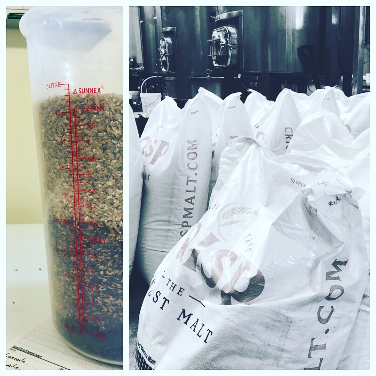 Three years ago we were brewing with 3kgs of malt, today we are brewing with 100x that amount. 👍 Wonder where we will be in three years time. 🤞😆
______________________________
#craftbeer #craftbrewery #oxbrew