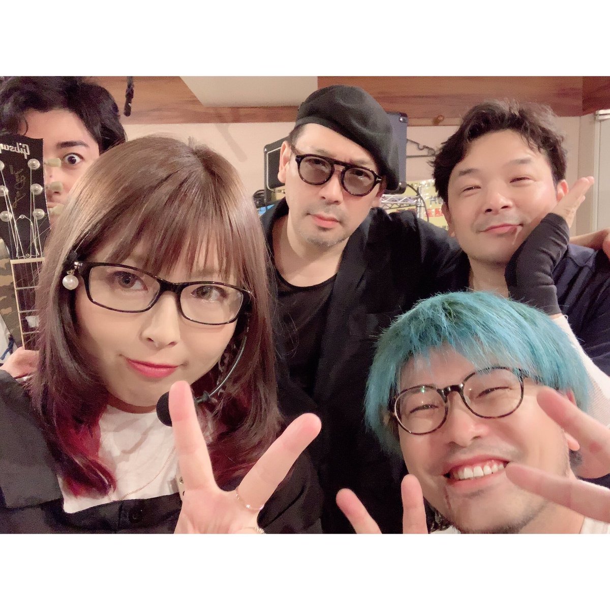 tokaislap's tweet image. #STRANGEBLUE
ワンマンライブ
#岡崎 #funkygoodtime
9/7 いよいよ今週末です。

昨夜、最終リハ&amp;amp;ツイキャスライブでした。

青い髪の男は今回のサポート、くにちゃん。
えードラム叩きますよ。

#加藤邦彦
みなさんお待ちしてます！