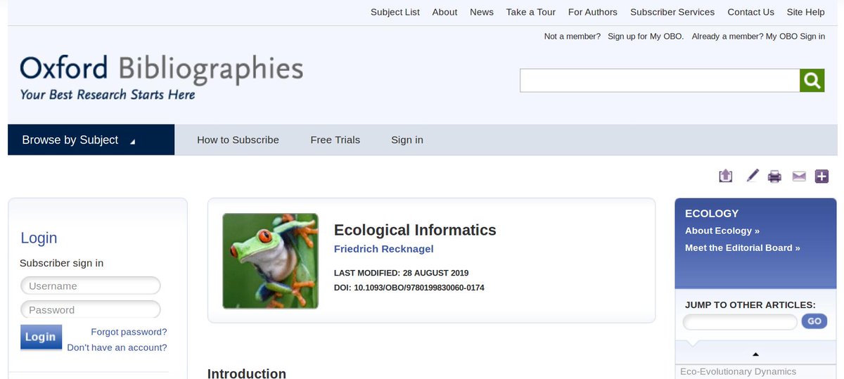 Ecological Informatics tweet media
