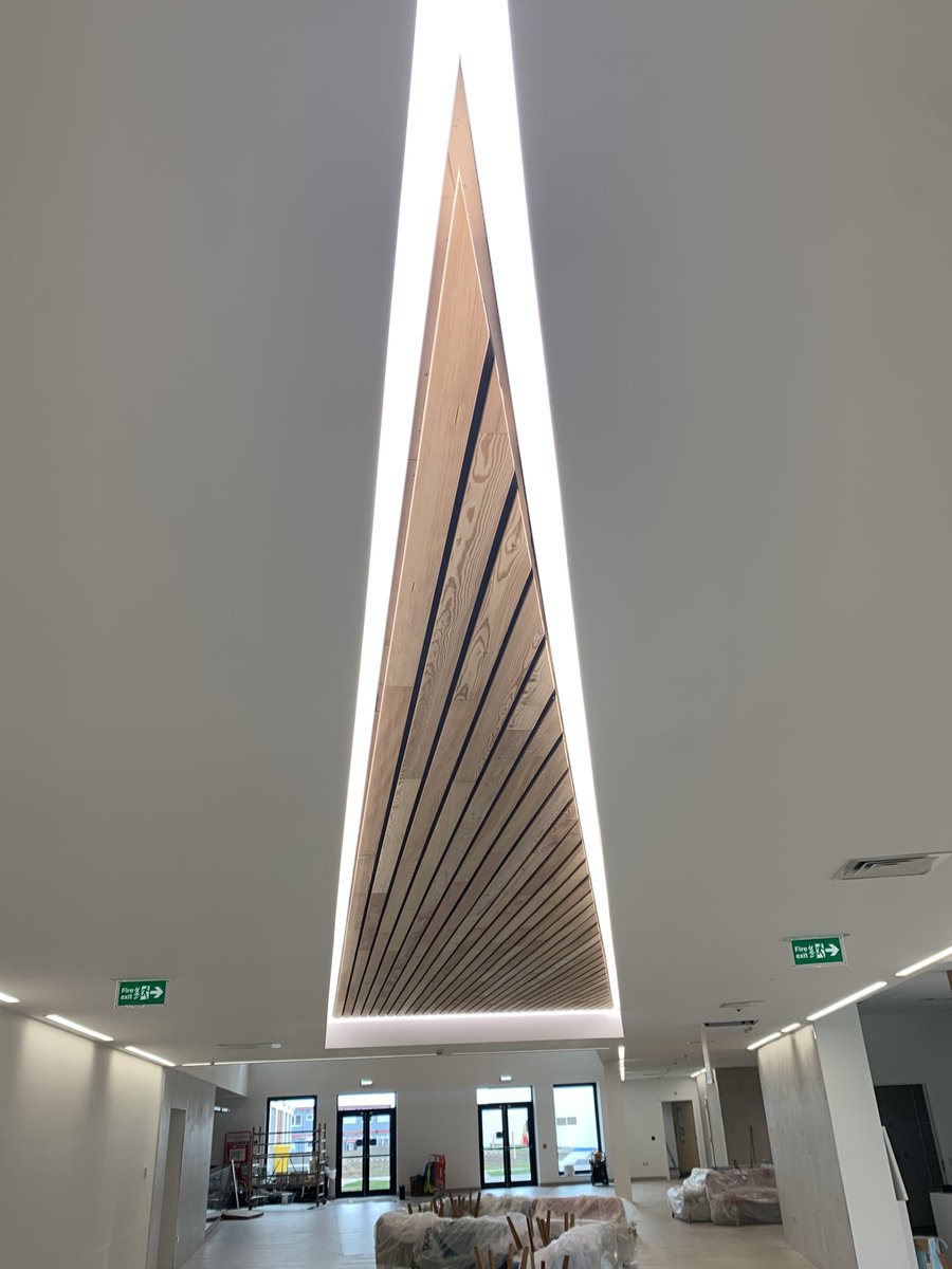 Hugh Bell On Twitter Hunter Douglas Solid Wood Linear Ceilings