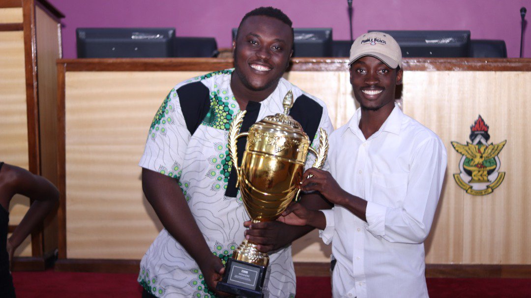 AttorneyF_'s tweet photo. Crowned Champion of KNUST's 'Hogwarts Invitational' by far the most competitive debating tournament in the region on a unanimous decision while breaking first with 27/30 points and emerging 2nd best speaker.
This is trophy No.10 &amp; I'm grateful to God and my partner @alltheway_ap https://t.co/SN0bUjhPag