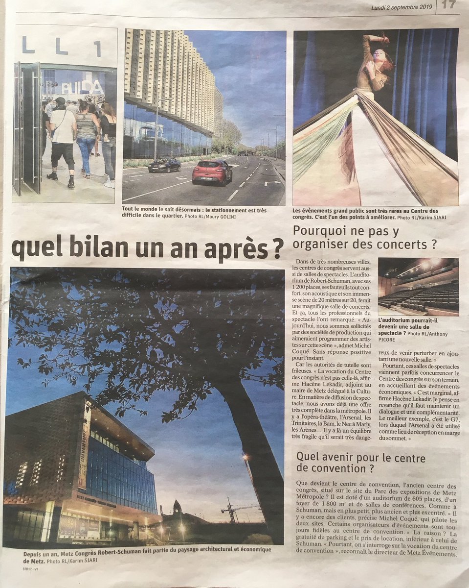 fgrolet's tweet photo. “Excellent taux d’occupation” au très CHER Palais des Congrès de 1200 places, avec 335 participants en moyenne ⁉️ Combien d’événements organisés/financés sur fonds publics ❓Nous avions raison : l’ancien centre, salles beaucoup moins chères et parking gratuit, était bien adapté. https://t.co/RfutxuJg7Z