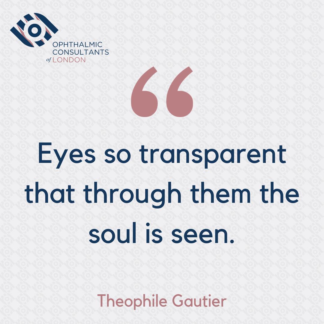 oclvision's tweet photo. Eyes so transparent that through them the soul is seen. Theophile Gautier #eyequotes #quote https://t.co/Tf3Noyq8SM
