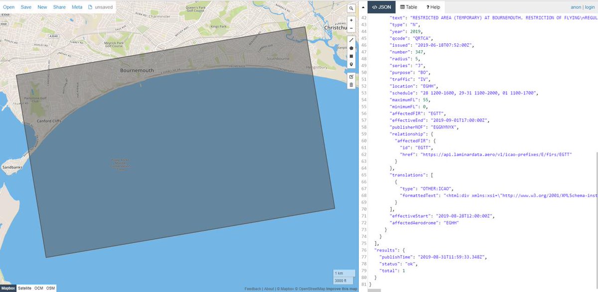 sflakesoftware's tweet image. Some great pics from the Snowflake Software team who enjoyed the #bournemouthairfestival this weekend! Check out the NOTAM issued for the event - Easy visualisation is just one benefit of accessing this information from 
@LaminarData
 #avgeek #aviation #data