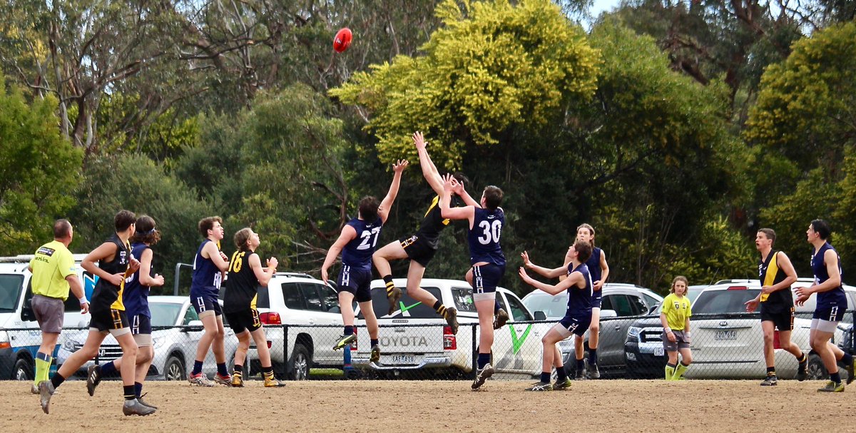 adam_voigt's tweet photo. Some snaps that my shutterbug Dad took from the boy’s semi final win last weekend. Hopefully the Prelim on Sunday is just as successful. #footy #juniorfooty #MPJFL #AFL https://t.co/asou3hSdT9