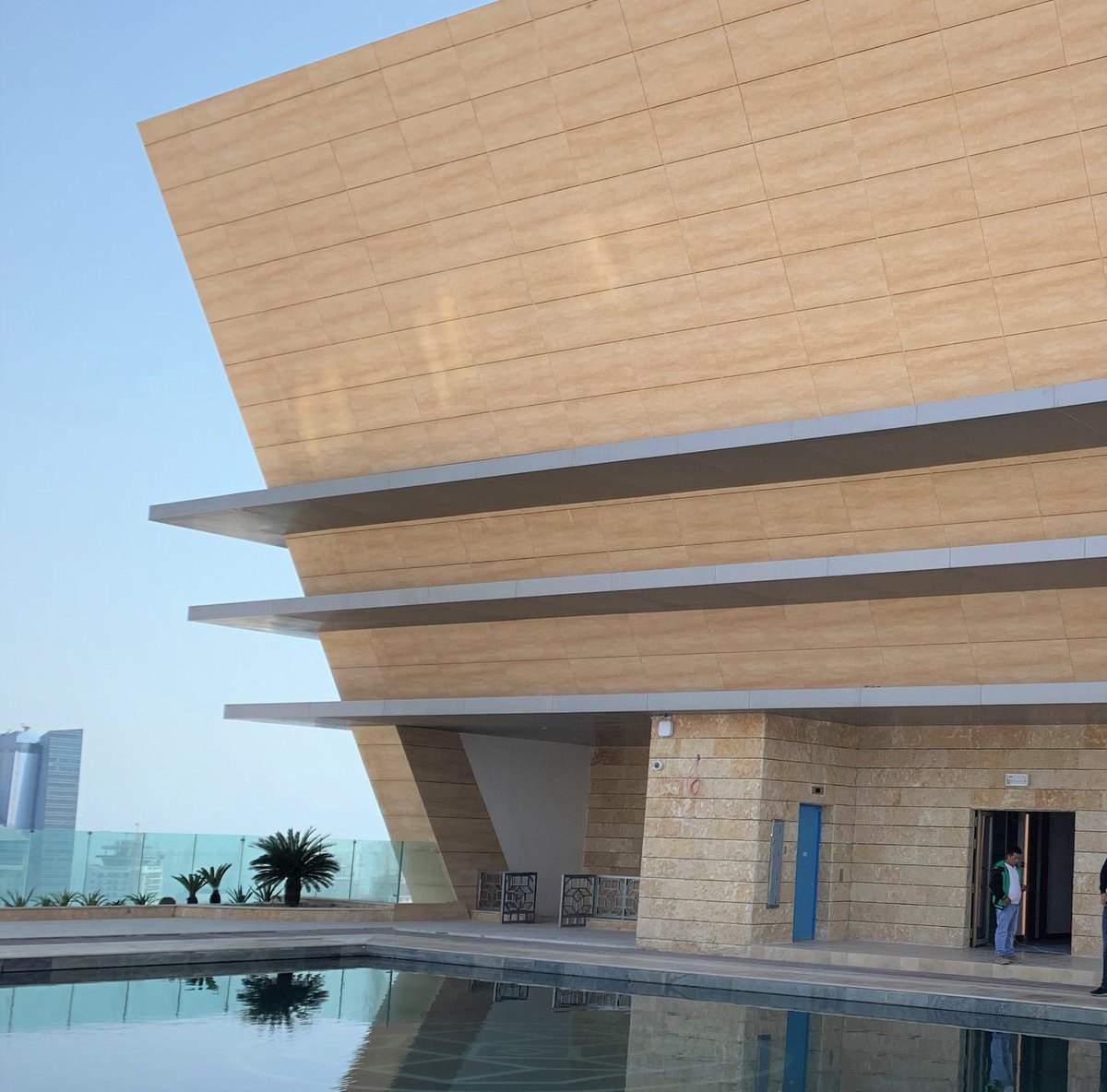 NassarStone's tweet photo. Al Brook Tower - the latest landmark icon in Doha City, Qatar stands tall with its incredible architectural design and detailing. 

inquiry@nassarstone.com

#nassarstone  #naturalstone #qatar  #architecturedaily #architectureilike #archilovers  #travelphotography #photooftheday https://t.co/1vtnaumIQn