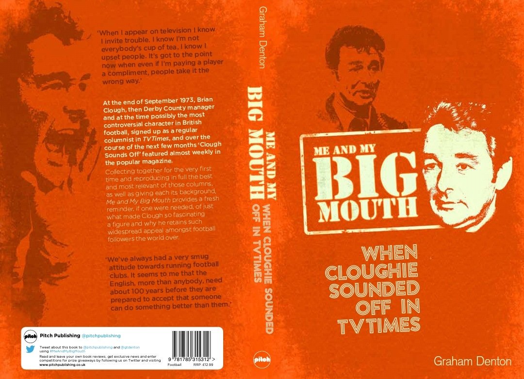 It’s #publicationday for this: Not another #BrianClough bio, but his '73/4 TVTimes columns, collected together for the 1st time (&amp; given context by me). With a wide range of topics &amp; Cloughie's voice resonating throughout, I think it makes for pretty good reading. Hope you agree.