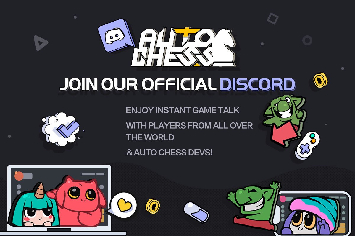 Auto Chess on X: Join our official Discord to know the latest news and  moves of Auto Chess. Enjoy online instant communications with Drodo  committee members & Auto Chess Devs! News, walkthrough