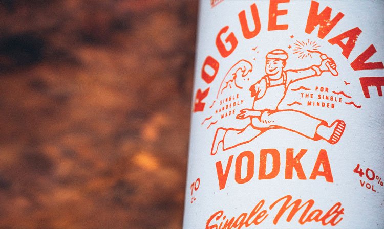 topthisdesign's tweet photo. Very nice #branding @ehupLOVE A real cheeky chappie. #design #vodka #roguewave #brewdog https://t.co/eKADpNTiwK https://t.co/n1INgrKjqQ