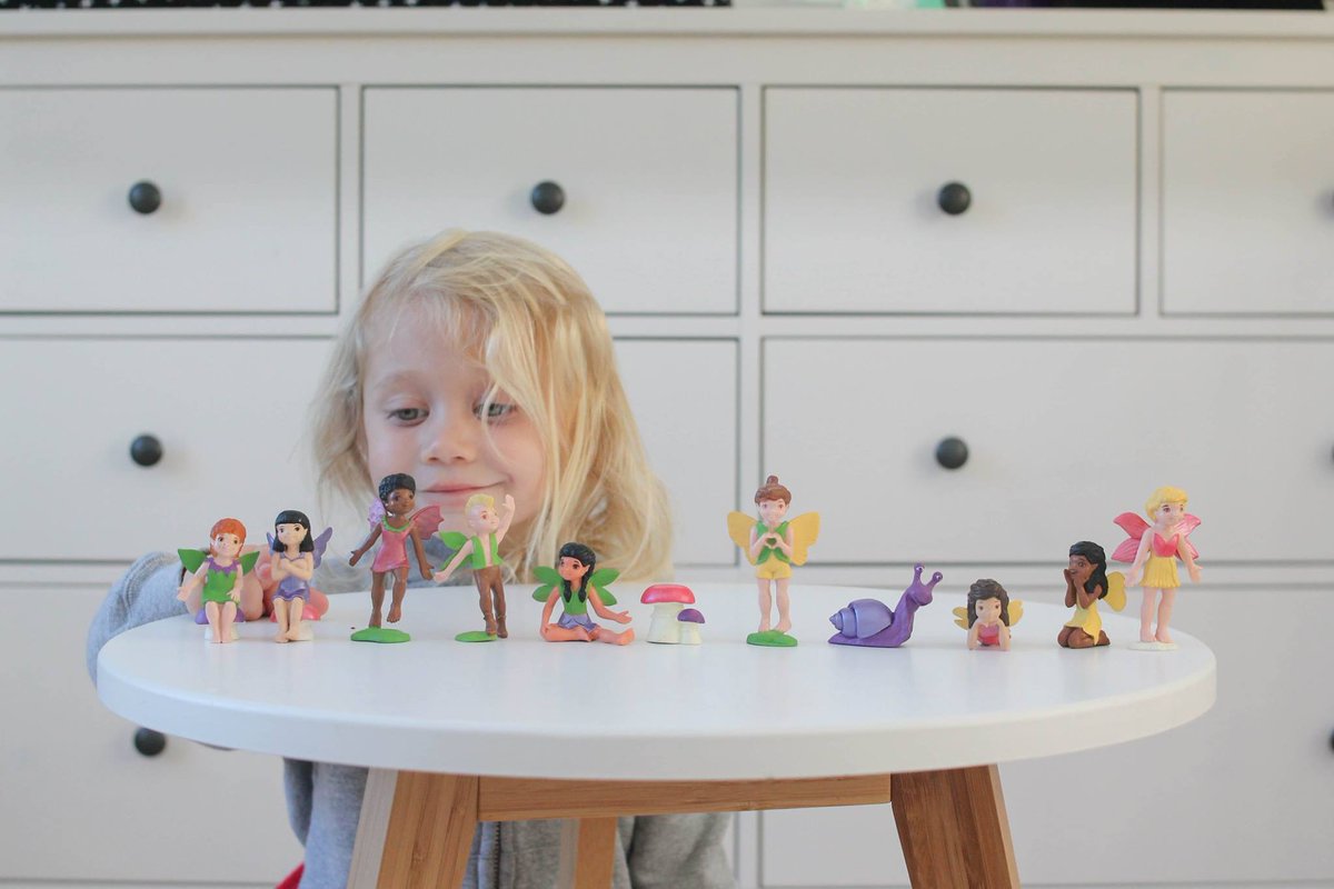 Our Friendly Fairies Super TOOB utilizes a diverse cast of boy and girl fairies that can help children work through issues by helping them play it out in a less literal way. #educationessentials