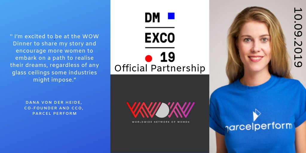 The WOW Dinner Global - official (@thewowdinner) on Twitter photo NEWSFLASH 🇩🇪 Today we welcome Dana von der Heide from <a href="/ParcelPerform/">Parcel Perform</a> to our speakers on the 10th of September 2019 ! Tickets go fast. <a href="/dmexco/">DMEXCO</a> #koln #diversity <a href="/Empower_Women/">Empower Women</a> NEWSFLASH 🇩🇪 Today we welcome Dana von der Heide from <a href="/ParcelPerform/">Parcel Perform</a> to our speakers on the 10th of September 2019 ! Tickets go fast. <a href="/dmexco/">DMEXCO</a> #koln #diversity <a href="/Empower_Women/">Empower Women</a>