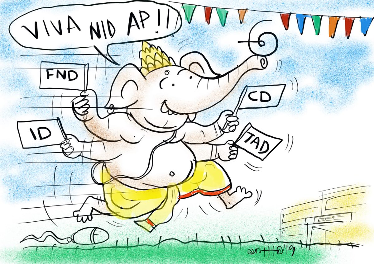 NID_AP's tweet photo. Hello Creative Minds! NID Andhra Pradesh family wishes you a very Happy Ganesh Chaturthi :D 
Artwork by @SekharMukherj19
#nidap #nid #nidv #GaneshChaturthi #GaneshChaturthi2019 https://t.co/LidAxAE42h