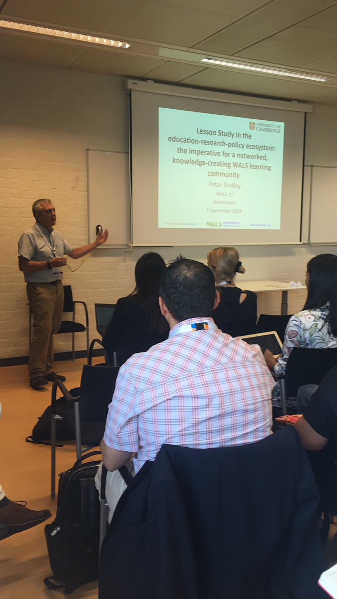 “Can our work contribute to making the world wide lesson study community more connected?” Kick off of the first official PhD pre-conference of <a href="/WALS_2019/">WALS2019</a> by Dr. Pete Dudley, president of #WALS2019 #lessonstudy