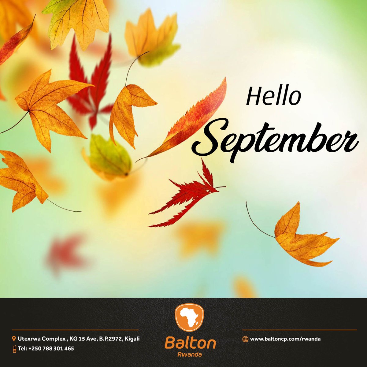 Happy #September to y'all.
We wish you to achieve the very best of your hopes in the remaining days this month.

#MondayMotivaton #NewMonth #newweek #Rwanda #RwOT