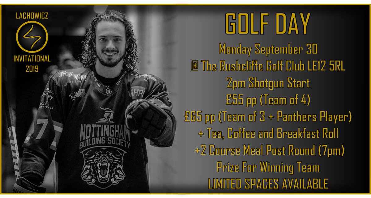 L7invitational's tweet photo. GOLF DAY: The testimonial golf day will take place at The Rushcliffe Golf Club @rushcliffegolf on Monday 30th September. Full details below. Reserve your place by email at l7invitational@gmail.com https://t.co/26dS4ljFHk